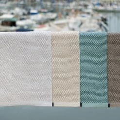 Pappelina Rugs Svea Metallic Azurblue & Pale Turquoise Runner Rug