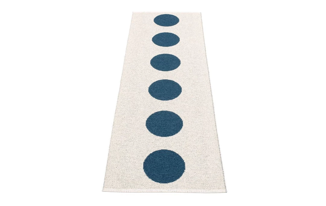 Pappelina Vera Ocean Blue Runner Rug 4 Pappelina Vera Ocean Blue Runner Rug
