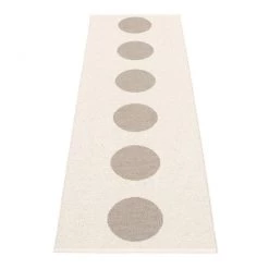 Pappelina Vera Mud & Vanilla Runner Rug