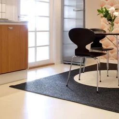 Pappelina Vera One Black & Vanilla Rug Rugs