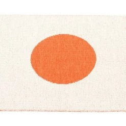Pappelina Vera Small One Orange & Vanilla Rug