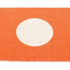 Pappelina Vera Small One Orange & Vanilla Rug