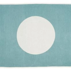 Pappelina Vera Turquoise & Vanilla Blanket