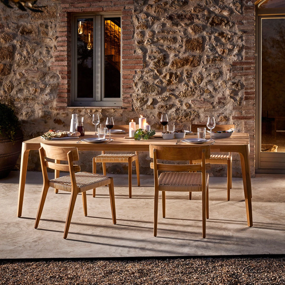 Point Paralel Rectangular Dining Table 5 Point Paralel Rectangular Dining Table