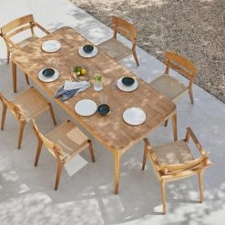 Point Paralel Rectangular Dining Table 17 Point Paralel Rectangular Dining Table