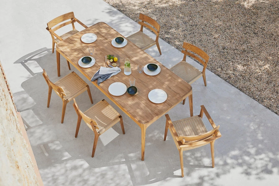 Point Paralel Rectangular Dining Table 7 Point Paralel Rectangular Dining Table