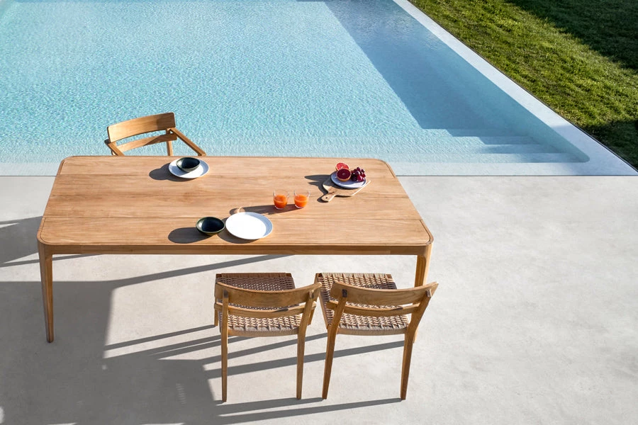 Point Paralel Rectangular Dining Table 10 Point Paralel Rectangular Dining Table