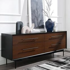 Greenington Park Avenue Ruby 4 Drawer Double Dresser Modern Bedroom