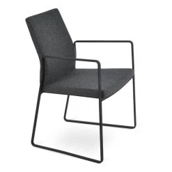 SohoConcept Pasha Sled Dining Arm Chair