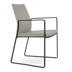 SohoConcept Pasha Sled Dining Arm Chair