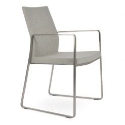 SohoConcept Pasha Sled Dining Arm Chair