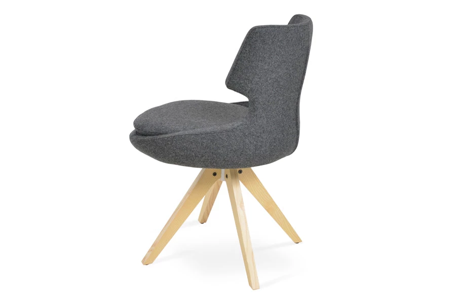 SohoConcept Patara Pyramid Swivel Chair Modern Dining 7 SohoConcept Patara Pyramid Swivel Chair Modern Dining