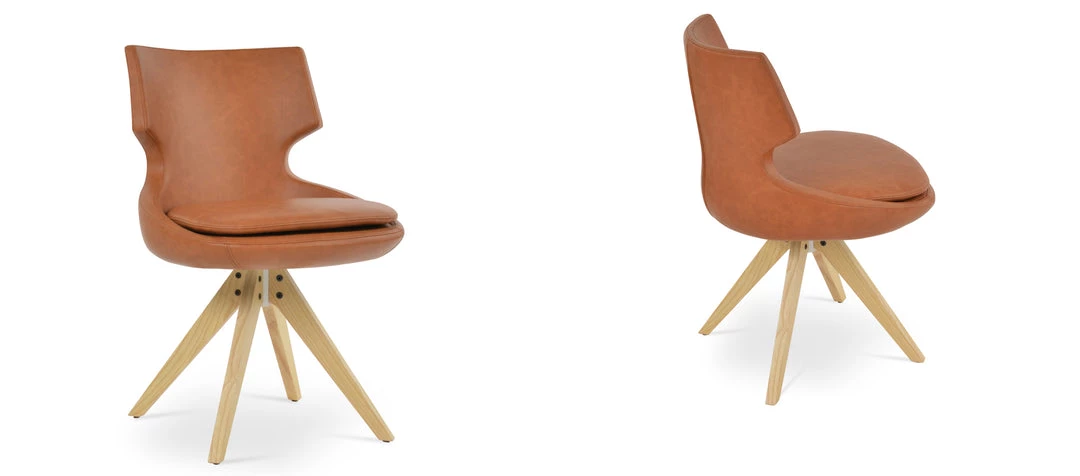 SohoConcept Patara Pyramid Swivel Chair Modern Dining 4 SohoConcept Patara Pyramid Swivel Chair Modern Dining