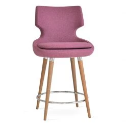SohoConcept Patara Wood Bar Stool