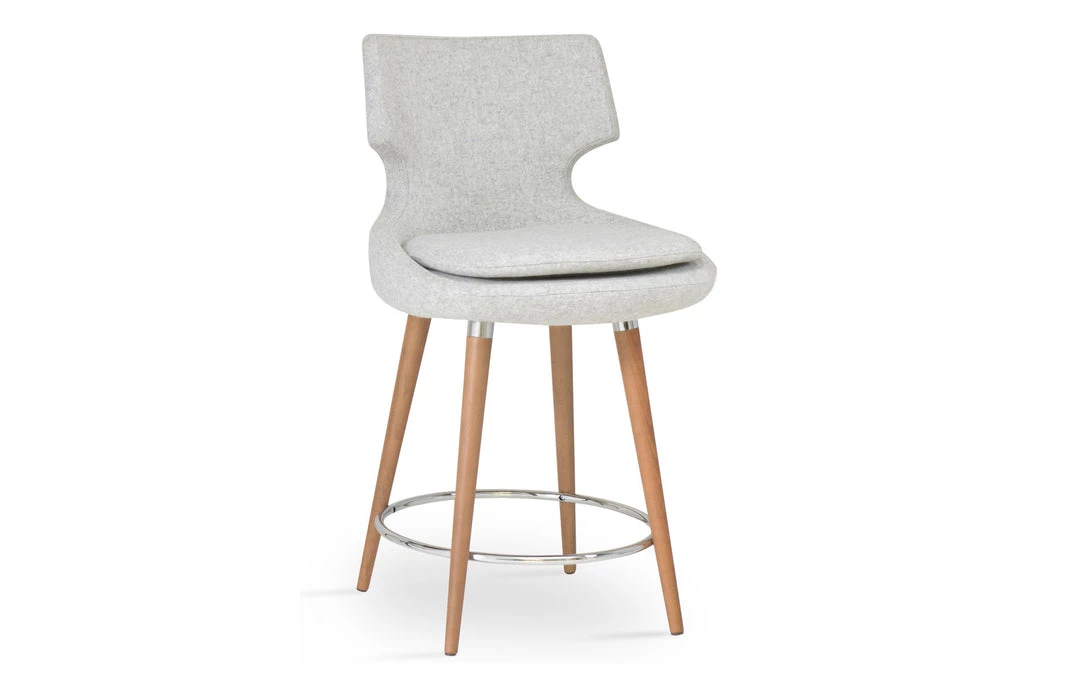 SohoConcept Patara Wood Counter Stool 3 SohoConcept Patara Wood Counter Stool