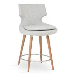 SohoConcept Patara Wood Bar Stool