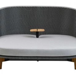Cane-Line Peacock Daybed With Table Sunloungers & Daybeds
