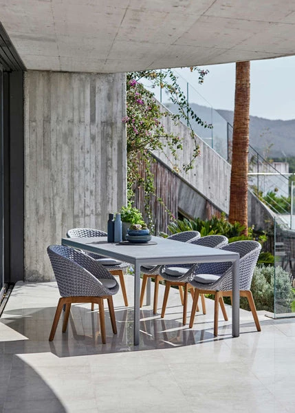 Cane-Line Peacock Dining Chair With Teak Legs 8 Cane-Line Peacock Dining Chair With Teak Legs