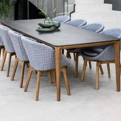 Cane-Line Peacock Dining Chair With Teak Legs 32 Cane-Line Peacock Dining Chair With Teak Legs