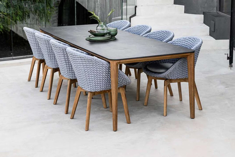 Cane-Line Peacock Dining Chair With Teak Legs 12 Cane-Line Peacock Dining Chair With Teak Legs