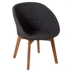 Cane-Line Peacock Dining Chair With Teak Legs