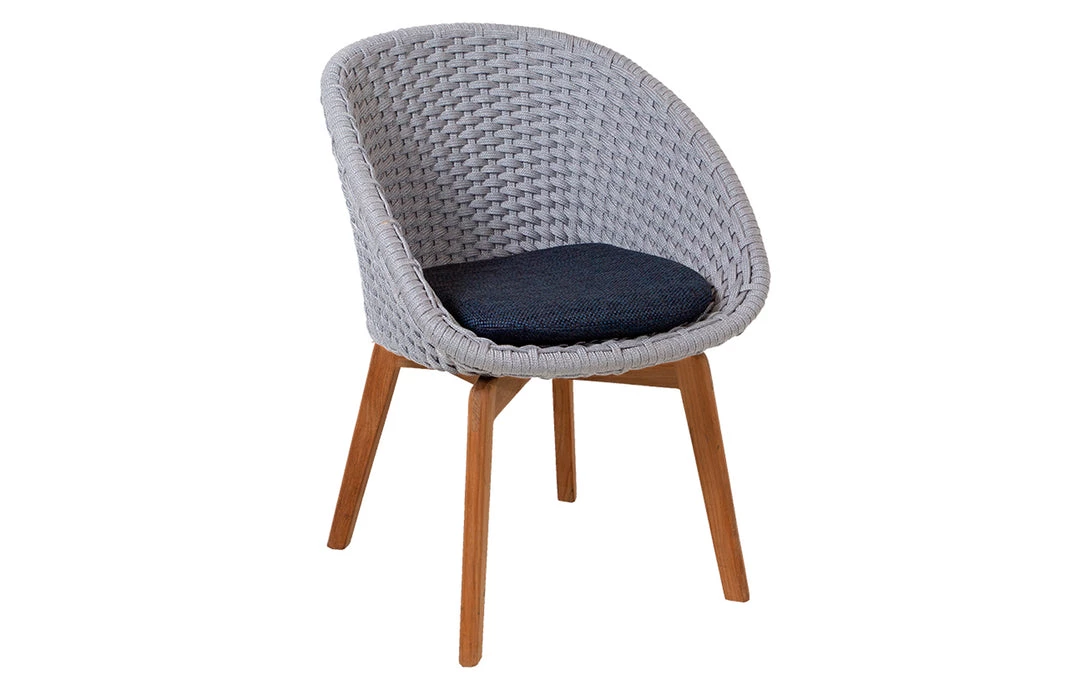 Cane-Line Peacock Dining Chair With Teak Legs 23 Cane-Line Peacock Dining Chair With Teak Legs