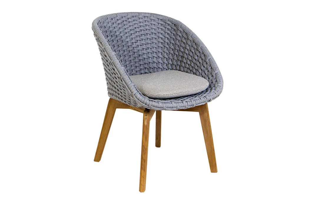 Cane-Line Peacock Dining Chair With Teak Legs 20 Cane-Line Peacock Dining Chair With Teak Legs