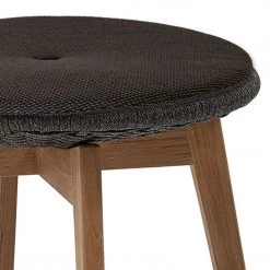 Cane-Line Peacock Footstool W/ Teak Legs