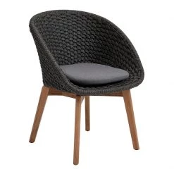 Cane-Line Modern Dining Peacock Indoor Dining Chair With Teak Legs 18 Cane-Line Modern Dining Peacock Indoor Dining Chair With Teak Legs