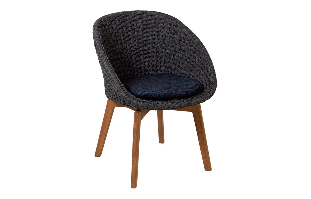 Cane-Line Modern Dining Peacock Indoor Dining Chair With Teak Legs 11 Cane-Line Modern Dining Peacock Indoor Dining Chair With Teak Legs