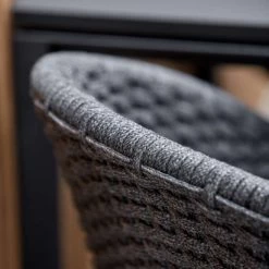 Cane-Line Modern Living Peacock Indoor Lounge Chair With Black Teak Legs