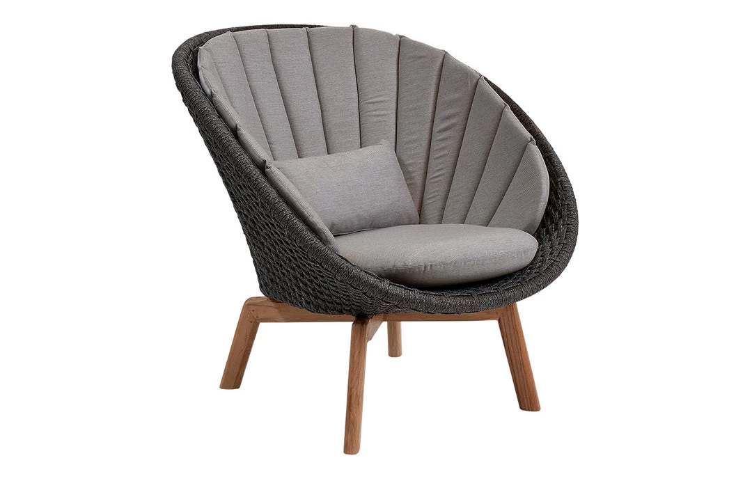 Cane-Line Peacock Indoor Lounge Chair With Teak Legs Modern Living 9 Cane-Line Peacock Indoor Lounge Chair With Teak Legs Modern Living