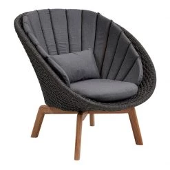 Cane-Line Peacock Indoor Lounge Chair With Teak Legs Modern Living 20 Cane-Line Peacock Indoor Lounge Chair With Teak Legs Modern Living