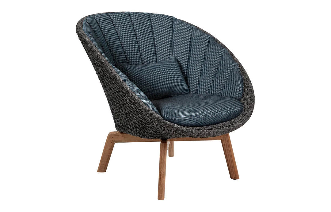 Cane-Line Peacock Indoor Lounge Chair With Teak Legs Modern Living 13 Cane-Line Peacock Indoor Lounge Chair With Teak Legs Modern Living