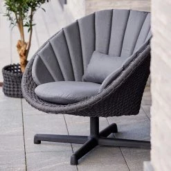 Cane-Line Peacock Outdoor Swivel Lounge Chair
