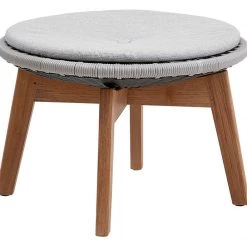 Cane-Line Peacock Upholstery Footstool/Side Table