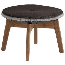 Cane-Line Peacock Upholstery Footstool/Side Table