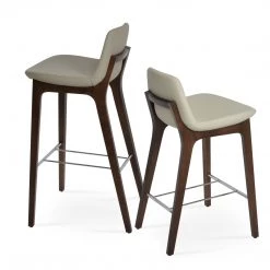 SohoConcept Pera HB Wood Counter Stool