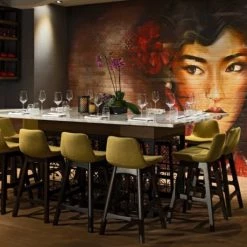 SohoConcept Pera Wood Bar Stool