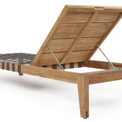 Harbour Outdoor Pier Teak Sunlounger