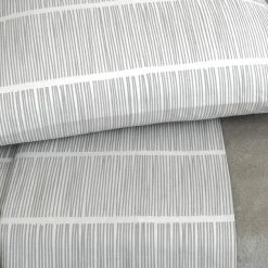 Area Pins Grey Printed Cotton Duvet Cover