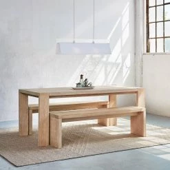 Gus Modern Dining Plank Dining Table