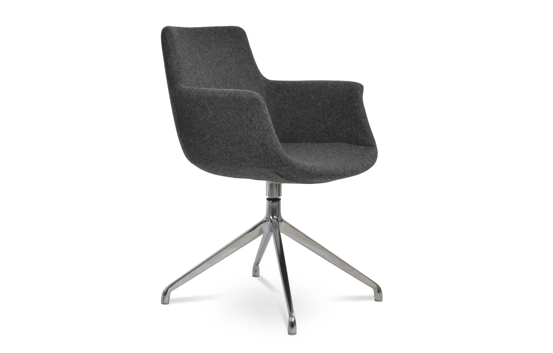 SohoConcept Modern Dining Bottega Spider Swivel Arm Chair 17 SohoConcept Modern Dining Bottega Spider Swivel Arm Chair