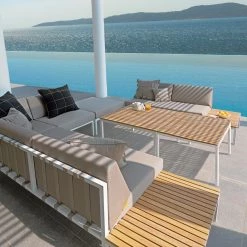 Mamagreen Polly Left Hand Teak Sectional