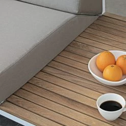 Mamagreen Polly Left Hand Teak Sectional