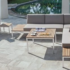 Mamagreen Polly Right Hand Teak Sectional