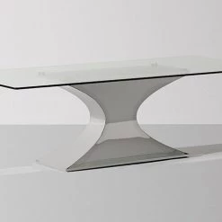 Nuevo Modern Dining Praetorian Metal Dining Table