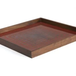 Ethnicraft Pumpkin Square Glass Tray