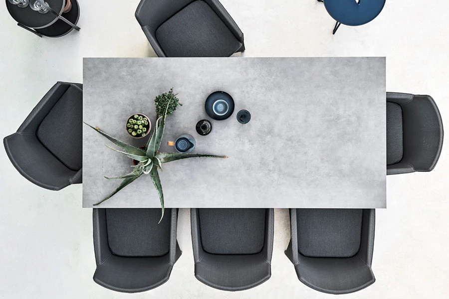 Cane-Line Pure 78.8" Aluminum Rectangular Dining Table 7 Cane-Line Pure 78.8" Aluminum Rectangular Dining Table