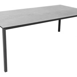 Cane-Line Pure 78.8" Aluminum Rectangular Dining Table 54 Cane-Line Pure 78.8
